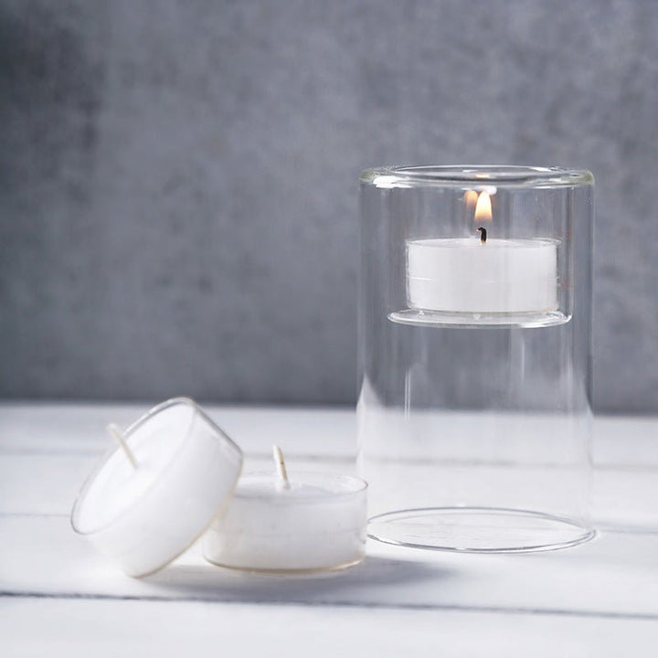 European Style Romantic Candlelight Dinner With Glass Candle Holder - RAZANSY