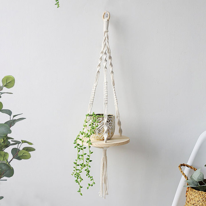 Tassel Leaf Woven Tapestry Rack Decoration Storage - RAZANSY